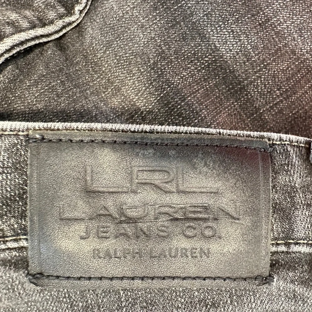 Lauren Ralph Lauren Jeans Women Black Heritage Straight Leg Stretch Denim 16W